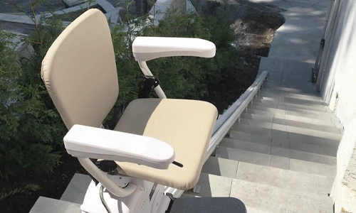 Bakersfield Savaria K2 outdoor stair lift