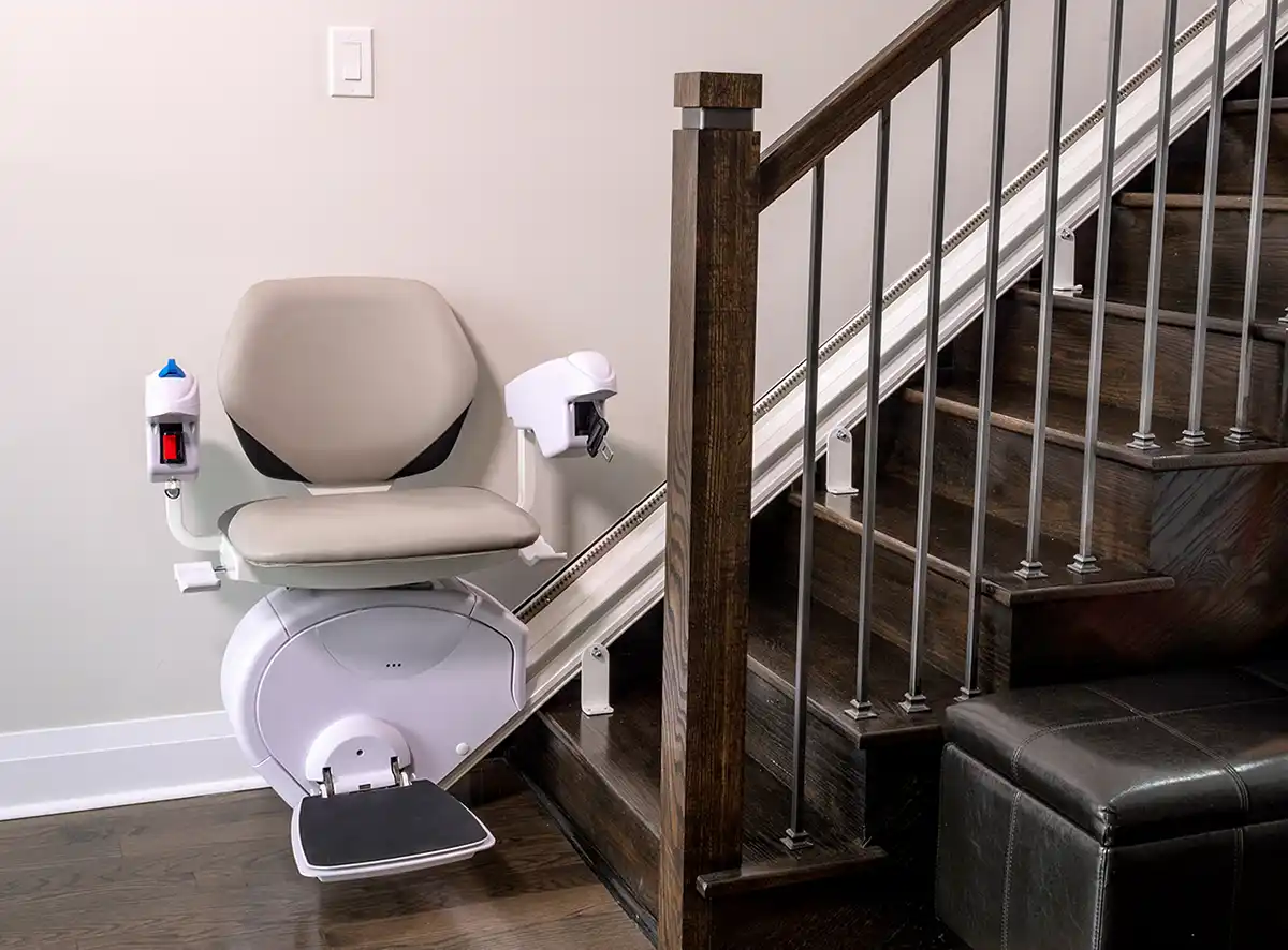 Savaria K2 Plus stair lift built for higher weight capacity