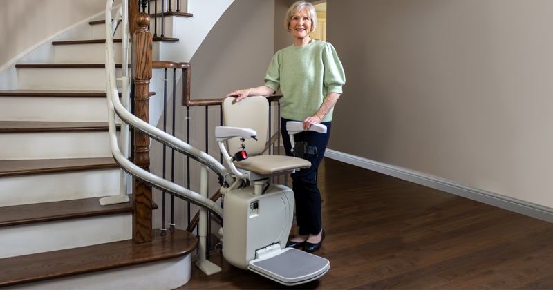 Bakersfield Savaria Handicare curved stair lift